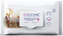 Влажные салфетки Cleanic Antibacterial Travel Pack 40 шт.