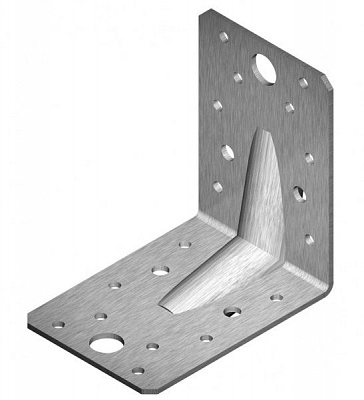 Уголок перфорированный Arras равносторонний 105x105x90 мм 2,5 мм