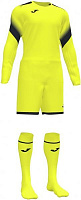 Футбольна форма Joma ZAMORA V GOALKEEPER SET FLUOR YELLOW L/S 101477.060 M жовтий