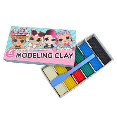 Пластилін 6 цв. 