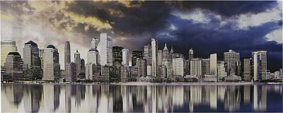 Репродукція Нічне місто 150x60 см Styler