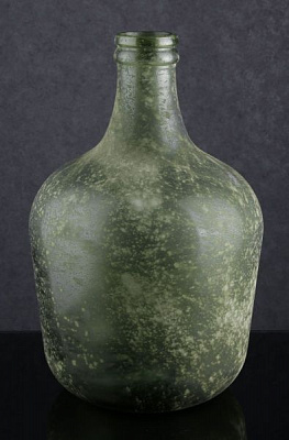 Ваза бутиль Garrafa h=42 см античний зелений San Miguel