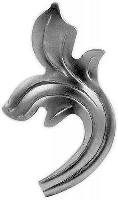 Лист Радуга-N узорный левый 125х80х2 мм 3405100