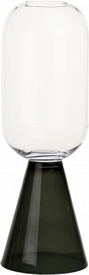 Ваза скляна Прозоро-димчаста GIGA d27 80 см 3 Wrzesniak Glassworks