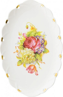 Блюдо Квіти 35*23*3 см 263-755 Lefard