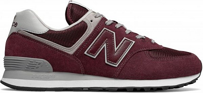 Кроссовки New Balance ML574EGB ML574EGB р.US 11,5 бордовый