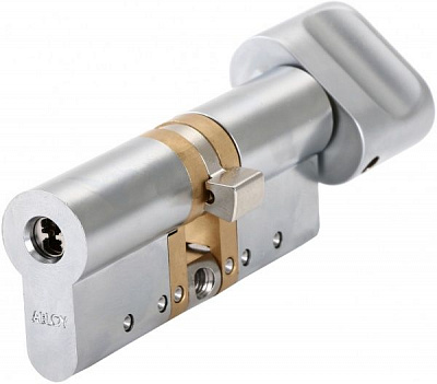 Циліндр Abloy NOVEL CY 323 UT MCR 37.5х36.5 ключ-вороток 74 мм матовий хром