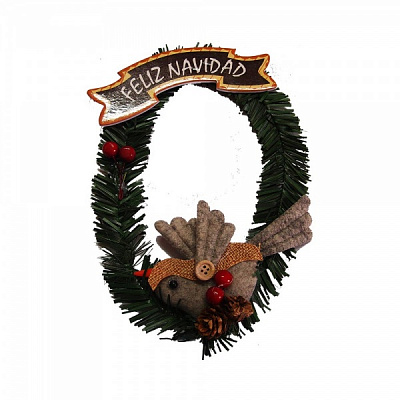 Декоративний виріб Оберіг з пташкою 9207-2A 15 см