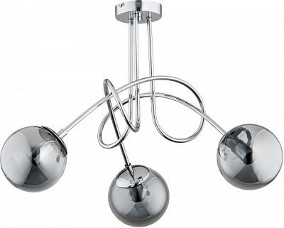 Люстра потолочная ALFA Tango Glass 3x40 Вт E14 хром 61093 