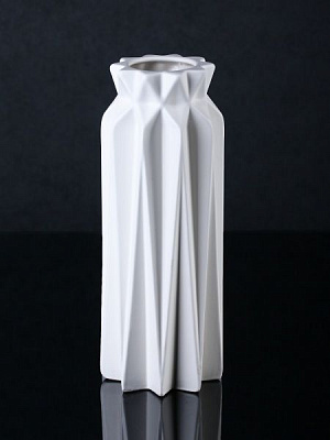 Ваза Ері h= 26 см біла Наша Кераміка