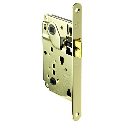 Дверний замок міжкімнатний AGB CENTRO WC90 полірована латунь