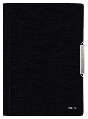 Папка-бокс на резинке Style 150 л. сатиновый черный 39770094 Leitz