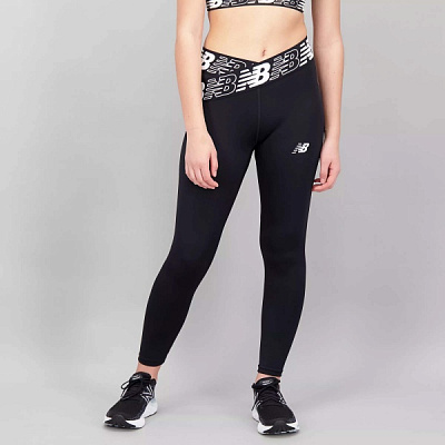 Лосины New Balance RELENTLESS CROSSOVER 7/8 WP21177BK р.L черный