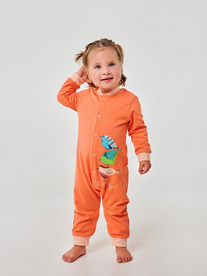 Комбинезон для девочек для девочки Smil 108660 р.80 светло-коралловый 108660 