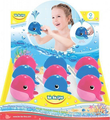 Іграшка-бризкалка Bebelino Кит-фонтан Тисни та бризкай в ассорт 58117