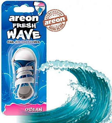 Ароматизатор підвісний АРЕОН Фреш вейв (кеди) Океан
