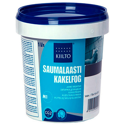 Фуга KIILTO Kesto 44 1 кг темно-серый  