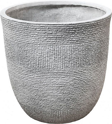 Кашпо Engard Оттава 51х51х50 см овальный 130 л бежево-серый (GA70-3) 