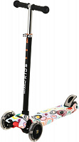 Самокат MaxxPro kids різнокольоровий принт LS306C /maxi/circle printing
