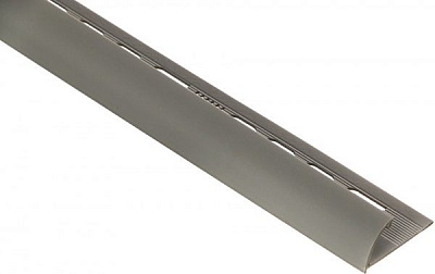 Уголок для плитки Salag внешний 03 ПВХ 10003 10 мм 2,5м серый 