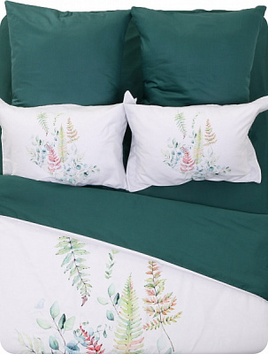 Комплект постільної білизни Palm Green 2 зелений La Nuit