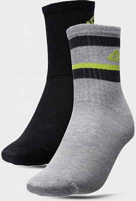 Носки 4F SOCKS CAS M108 (2PACK) 4FJSS23USOCM108-91S р.32-35 черный