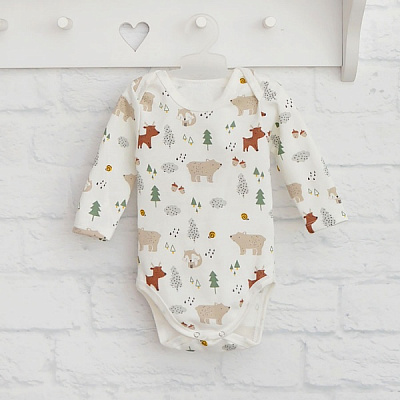 Боди детское унисекс Blanka Олененок р.86 бежевый 110362 