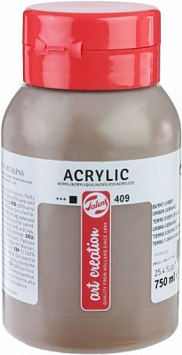 Краска акриловая (409) Умбра жженая 750 мл Talens Art Creation Royal Talens