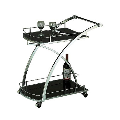 Столик сервірувальний W-43 скляний