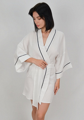 Халат женский Roksana Muslin 1164/11013 р. 48 белый