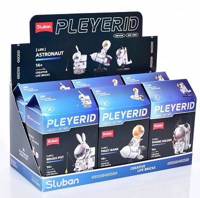 Конструктор Sluban Космонавт (3 види) M38-P8001