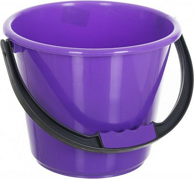 Ведро Горизонт 1-й сорт 5 л фиолетовый темный GR-02002 