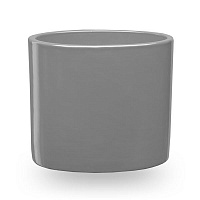 Кашпо керамическое Santino Prado круглый 2,5 л серый (O-45-13-J-22-00) 
