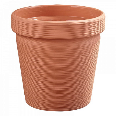 Кашпо Терра круглий 2,35 л карамельний (КШ-9264)