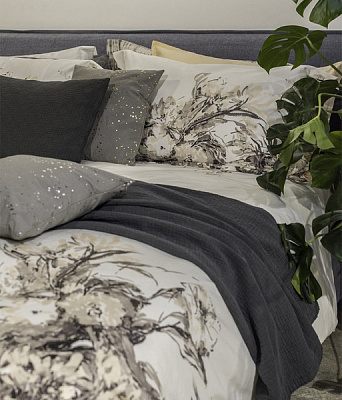 Комплект постельного белья Floral Sense 2.0 белый с рисунком Decoflux 