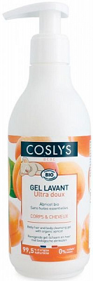 Гель для купання COSLYS з органічним абрикосом