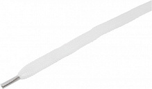 Шнурок плоский 120 см білий пара 