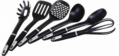 Набір кухонного приладдя Kontensan vp-308 6 шт. Чорний Vip Ahmet