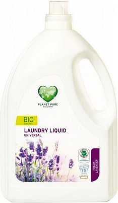 Гель для машинного та ручного прання PLANET PURE Лавандова свіжість 3 л