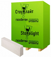Газобетонний блок СТОУНЛАЙТ 600x200x150 мм D-500 гладкий