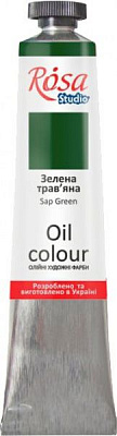 Фарба олійна Зелена трав'яна 326525 60 мл Rosa Studio
