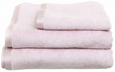Рушник махровий Glossy 30x50 см пудровий Texpol