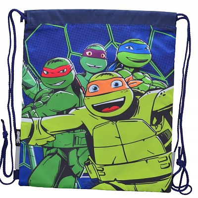 Сумка-мешок 1 вересня SB-10 Turtles 40x35 см карамельное яблоко (555323) 