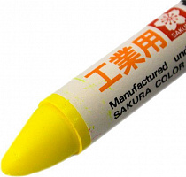 Маркер Sakura индустриальный перманентный CRAYON MARKER 15 мм GHY#3 желтый 