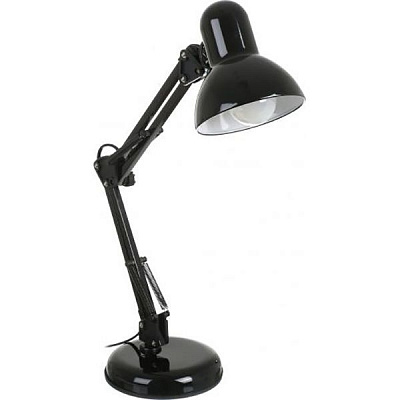 Настольная лампа офисная Accento lighting ALYU-DE3030-BK 40 Вт E27 черный