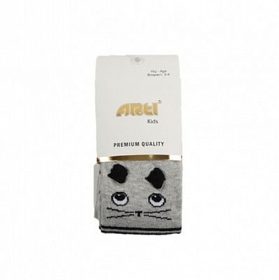 Колготки для девочек ARTI 310006р.93-105 серый 