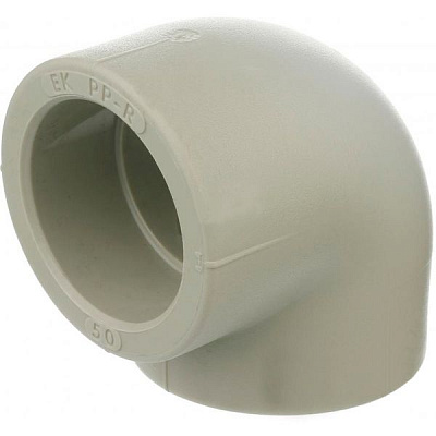 Коліно з'єднувальне Wavin Ekoplastik ППР 90° 50 мм