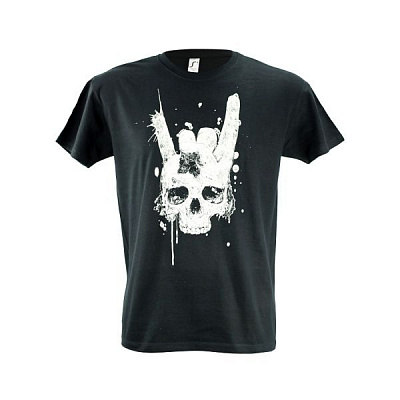 Футболка мужская Sol's Imperial 190 Череп 11500309/91S р.S черный