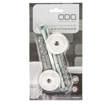 Крепления для умывальника к стене с эксцентриками и болтами 8x120 мм