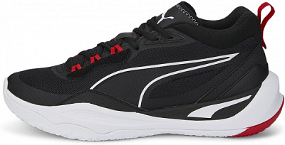 Кросівки Puma PLAYMAKER JET BLACK-JET BLACK-PUMA WHITE 38584101 р.44 чорний